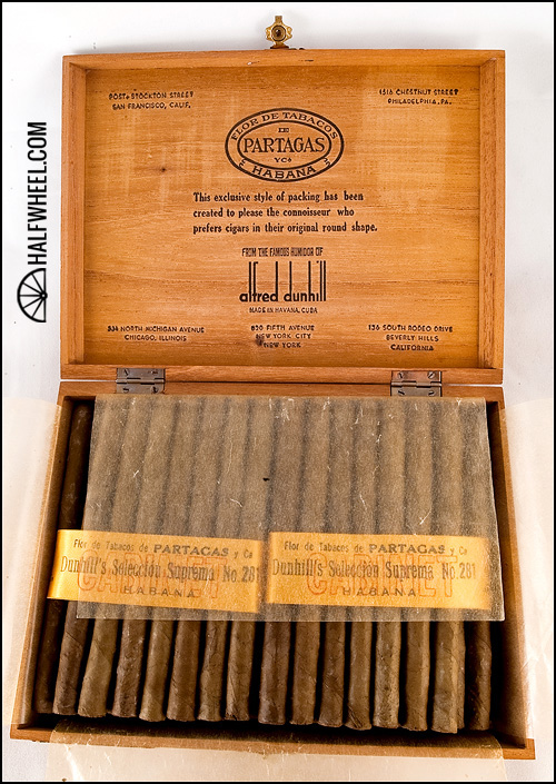 Partagas Dunhill Seleccion Suprema No. 281 Box 6.jpg Partagas Dunhill Seleccion Suprema No 281 Box 6